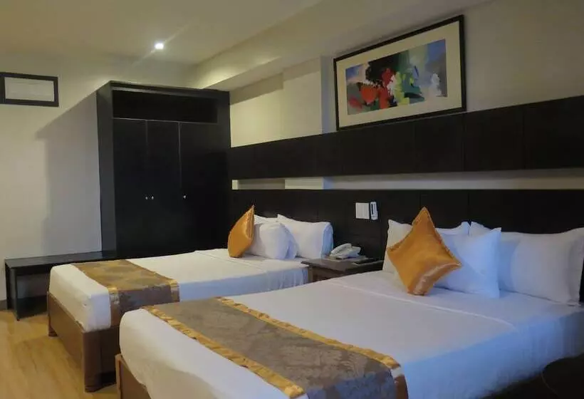 キングサイズベッドのデラックスルーム, The Pinnacle Hotel And Suites