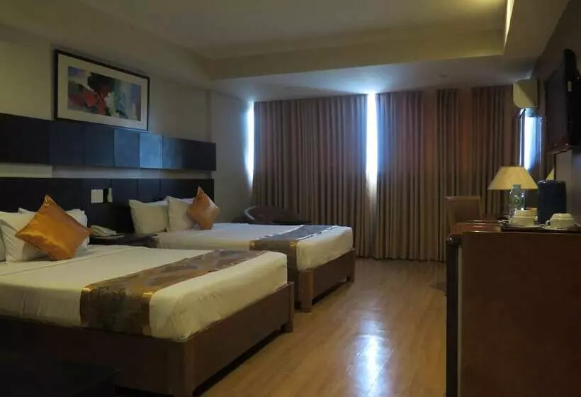 キングサイズベッドのデラックスルーム, The Pinnacle Hotel And Suites
