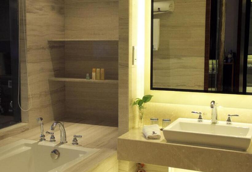 חדר דלוקס, Sentosa Hotel Shenzhen Feicui Branch, Enjoy Tropical Swimming Pools And High Class Fitness Club