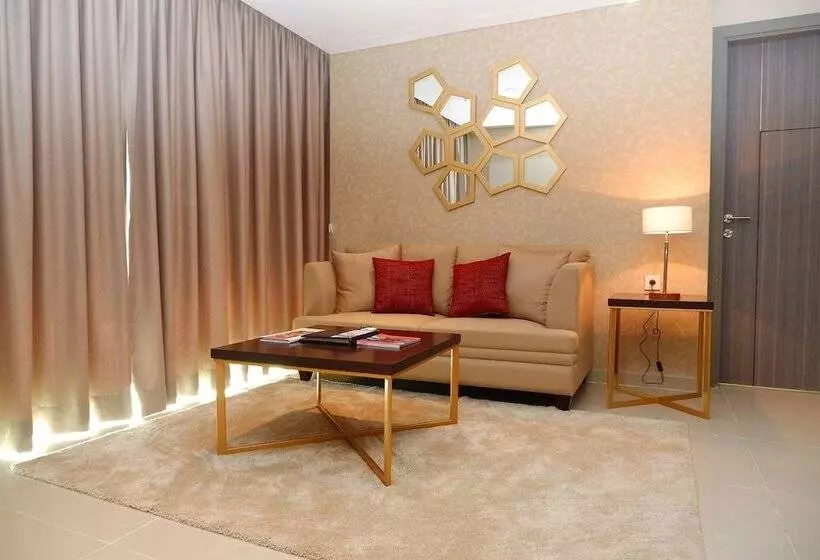 １ベッドルームのデラックスアパートメント, Swiss Belhotel Balikpapan