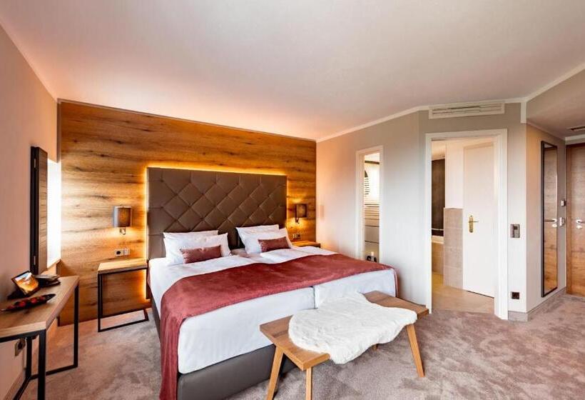 标准房带园景, Burghotel Staufeneck