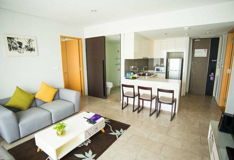 带1个卧室的豪华公寓, Novotel Living Saigon South