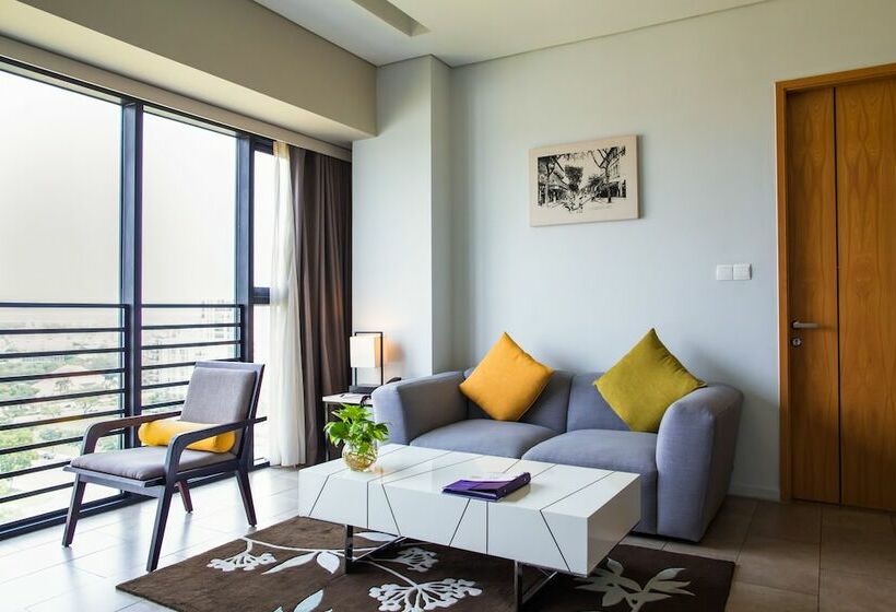 带1个卧室的豪华公寓, Novotel Living Saigon South