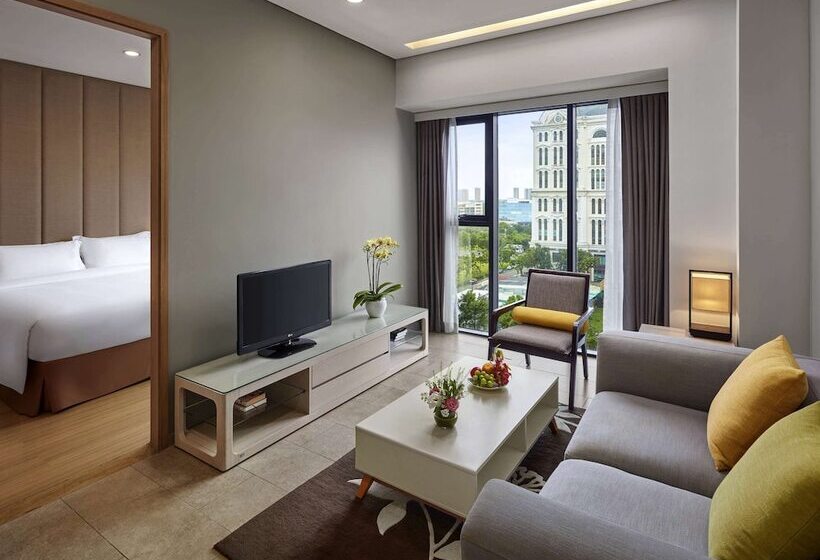 带1个卧室的豪华公寓, Novotel Living Saigon South