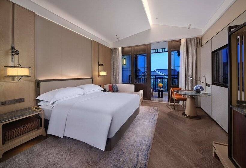 اتاق لوکس با چشم‌انداز باغ, Doubletree By Hilton Yancheng Dayangwan