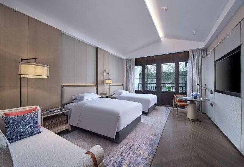 디럭스 룸 가든 전망, Doubletree By Hilton Yancheng Dayangwan