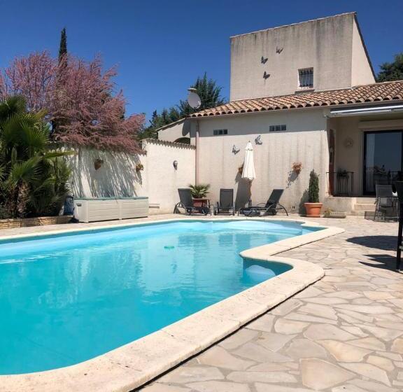 חדר סטנדרט נוף לבריכה, Marie Jean Chambre D Hotes & Gite