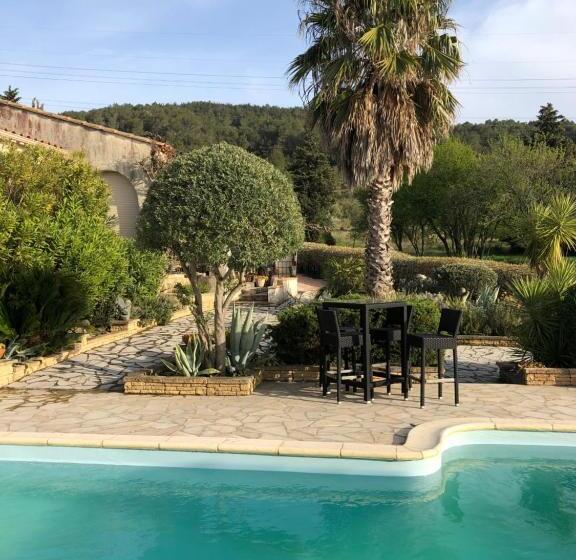 חדר סטנדרט נוף לבריכה, Marie Jean Chambre D Hotes & Gite