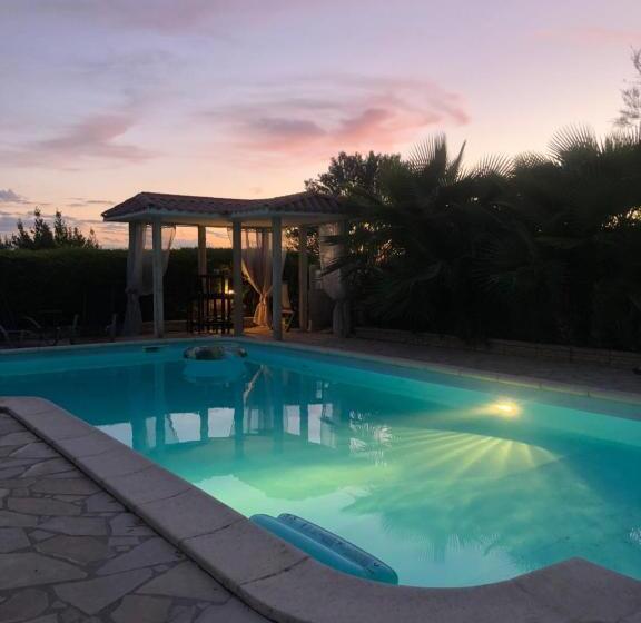 חדר סטנדרט נוף לבריכה, Marie Jean Chambre D Hotes & Gite