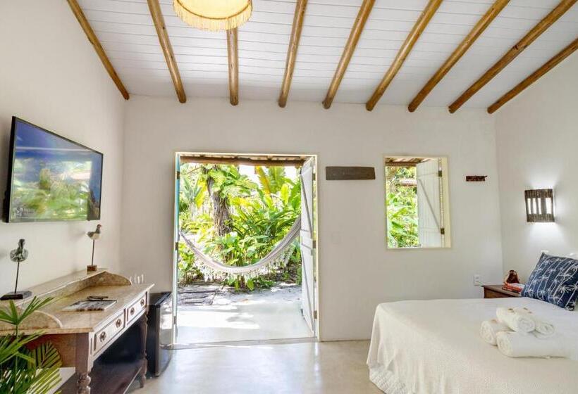 带阳台的三人标准间, Pousada Villa Serena