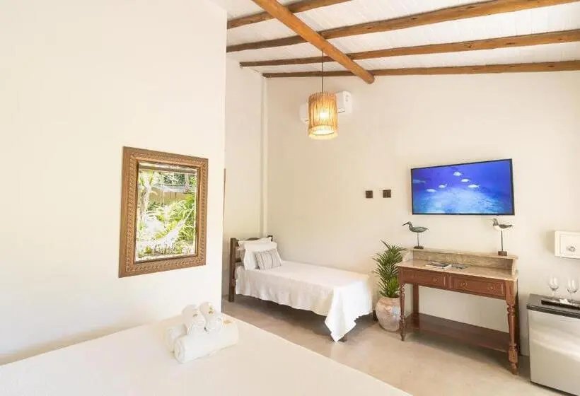 バルコニー付きスタンダードトリプルルーム, Pousada Villa Serena