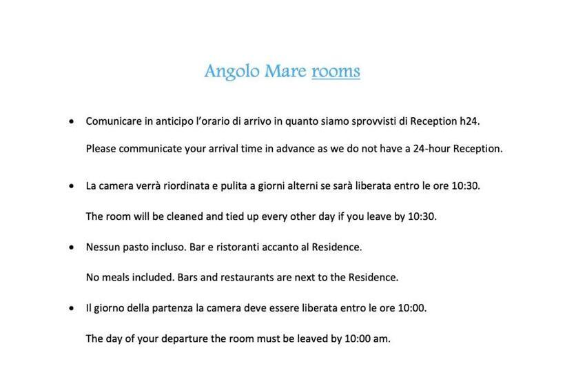 חדר סטנדרט נוף לגינה, Angolo Mare Apartments & Rooms