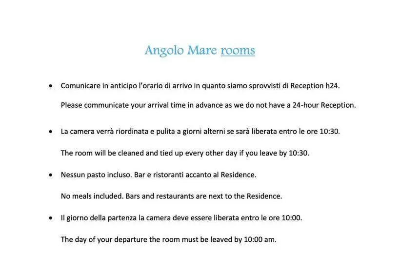 ガーデンビュースタンダードルーム, Angolo Mare Apartments & Rooms