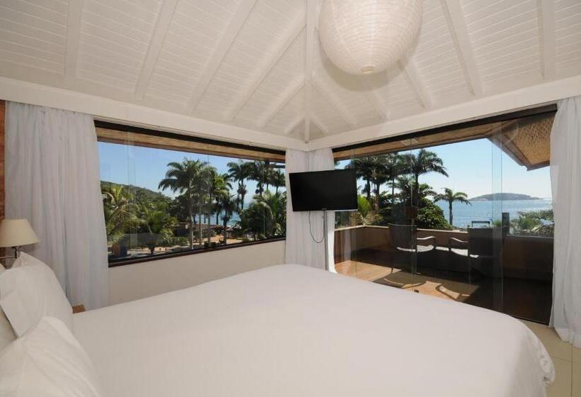 غرفة ديلوكس مطلّة علي البحر مزوَّدة بشُرفة, Rio Buzios Boutique