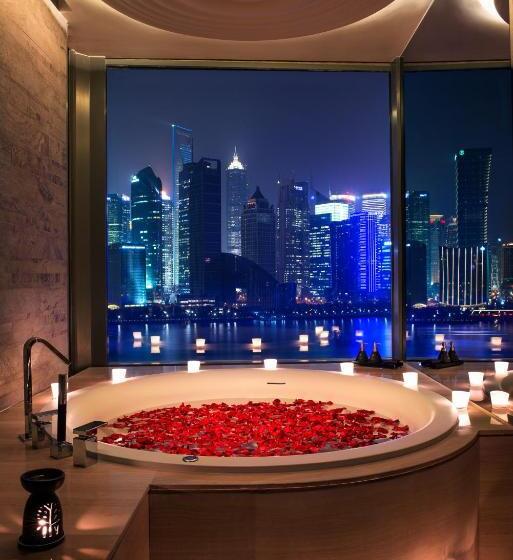 스탠다드 룸 킹사이즈 침대, Banyan Tree Shanghai On The Bund