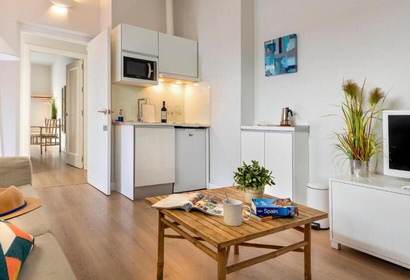 带1个卧室的高级公寓, Suites Sevilla Plaza