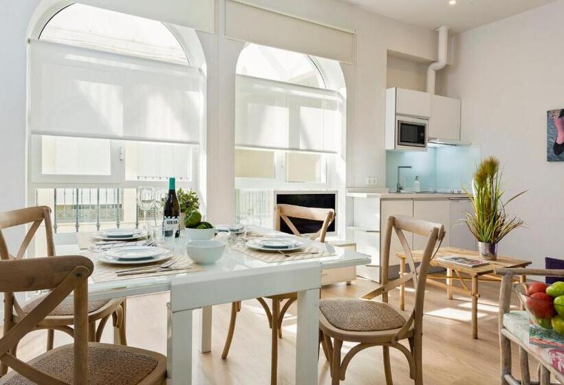 带2个卧室的公寓, Suites Sevilla Plaza