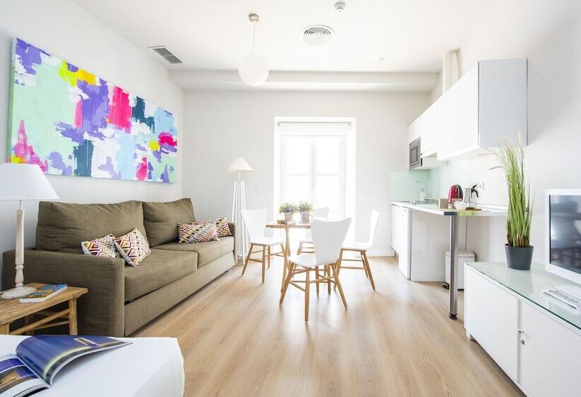 带1个卧室的高级公寓, Suites Sevilla Plaza