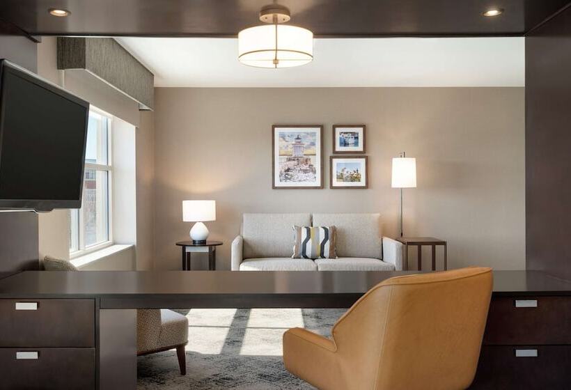 סטודיו סטנדרט מיטה זוגית, Hampton Inn Portland Downtownwaterfront