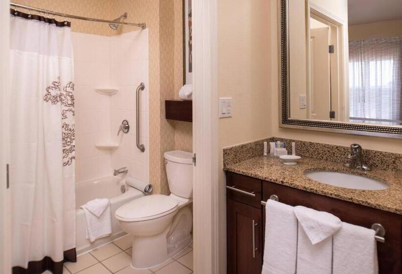 带大床的标准工作室, Residence Inn By Marriott Albuquerque Airport