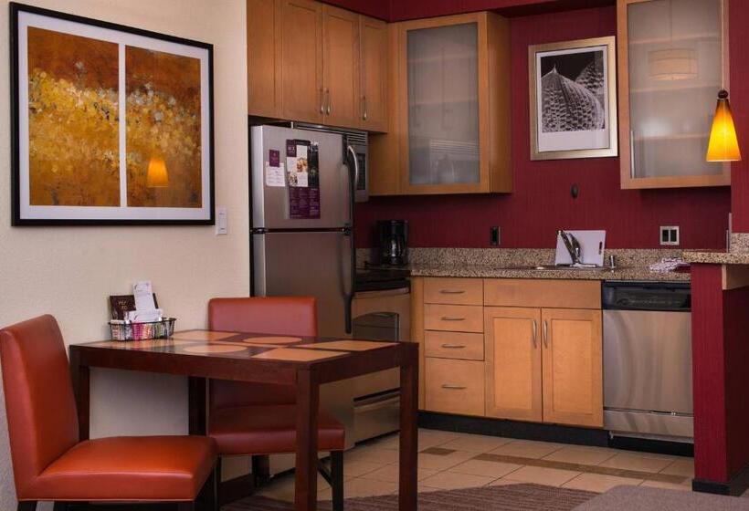 带大床的套房, Residence Inn By Marriott Albuquerque Airport