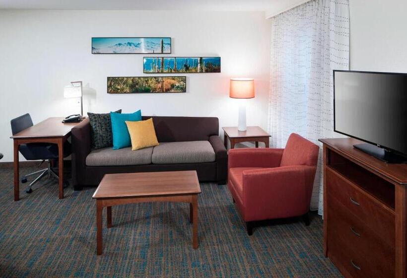 带大床的标准工作室, Residence Inn Tucson Airport