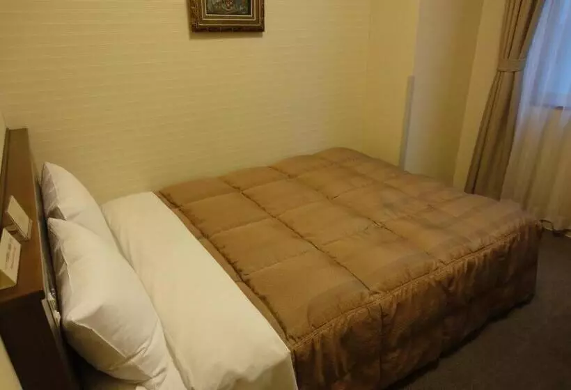 ダブルベッドのベーシックルーム, Route Inn Grantia Hakodate Ekimae