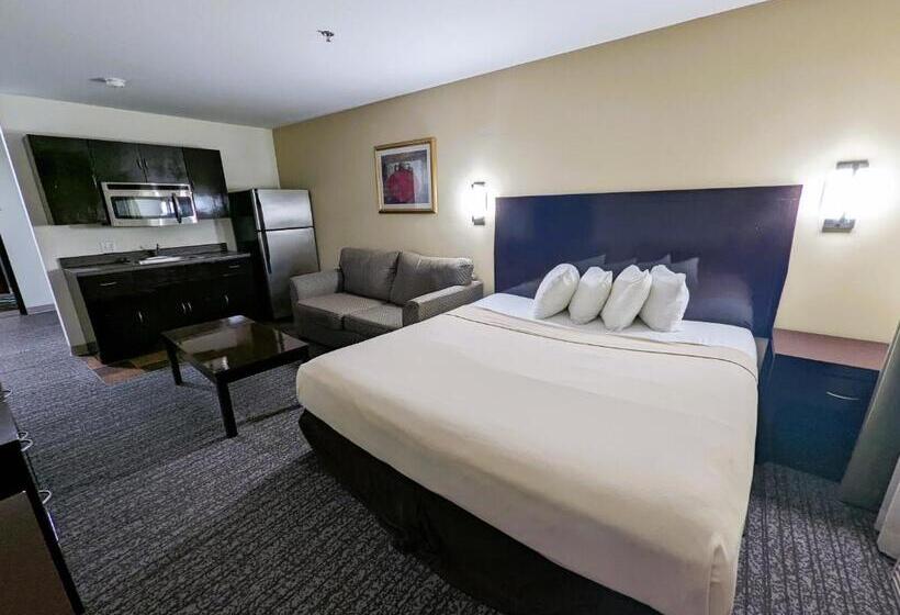 带大床的套房, Fairbridge Inn & Suites Canadian