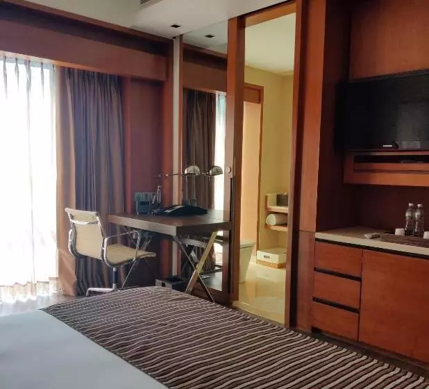 キングサイズベッドのスタンダードルーム, Hyatt Ahmedabad