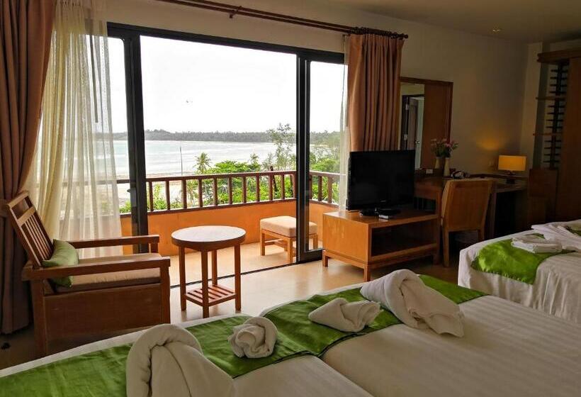 חדר משפחתי נוף לים, Islanda Resort