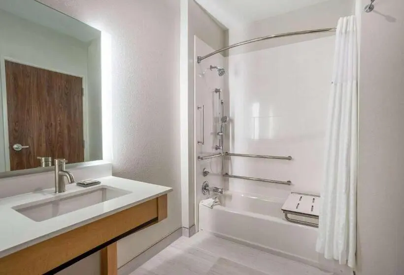 身障者適用スタンダードルーム, La Quinta Inn & Suites By Wyndham Pflugerville