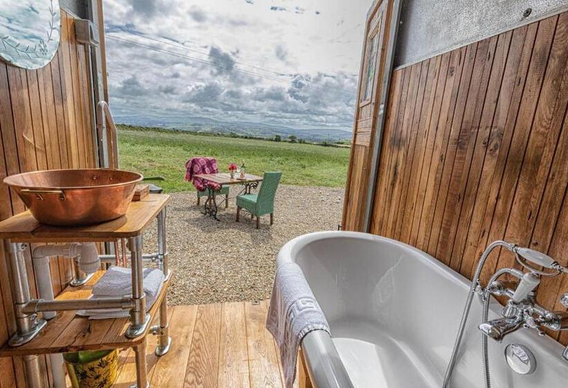 غرفة سوبيريور مطلّة علي البحر, Penrhiw Farm B & B