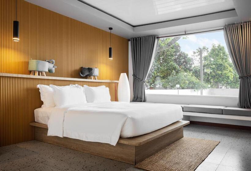 וילה עם חדר שינה אחד ובריכת שחיה, Pidoma Resort