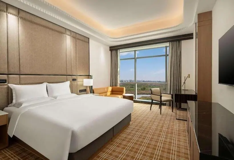庭の見えるエクゼクティブルーム, La Quinta By Wyndham Weifang South