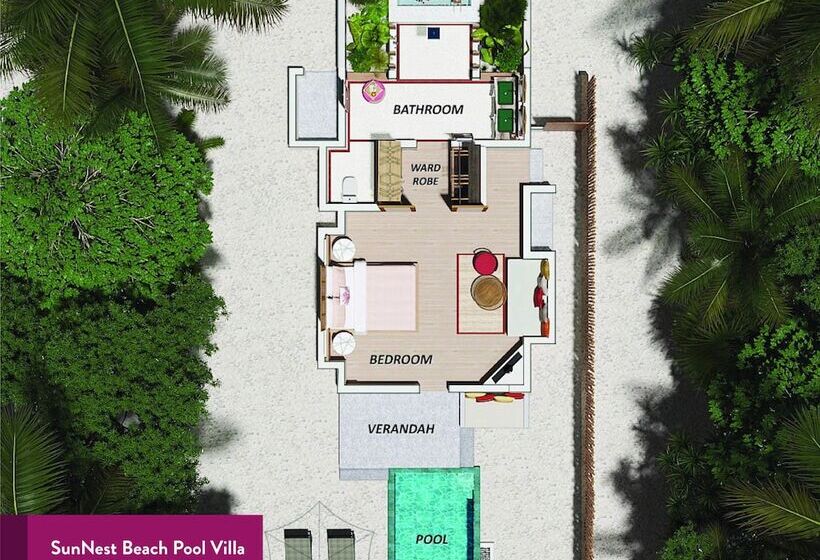 ویلای یک اتاق خوابه با استخر شنا, Oblu Select Lobigili  Premium Allinclusive With Free Transfers