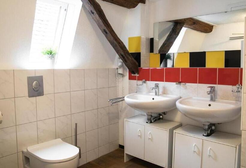 חדר סטנדרט חדר אמבטיה משותף, Gartenlaube Marburg