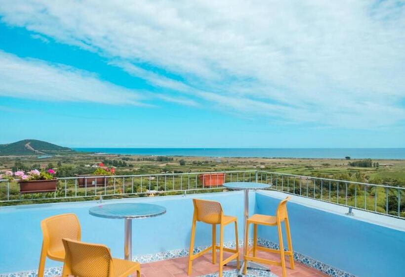 バルコニー付きスタンダードルーム, Panoramics Fora E   Muros With Sea View Common Terrace , Ammentos Posada
