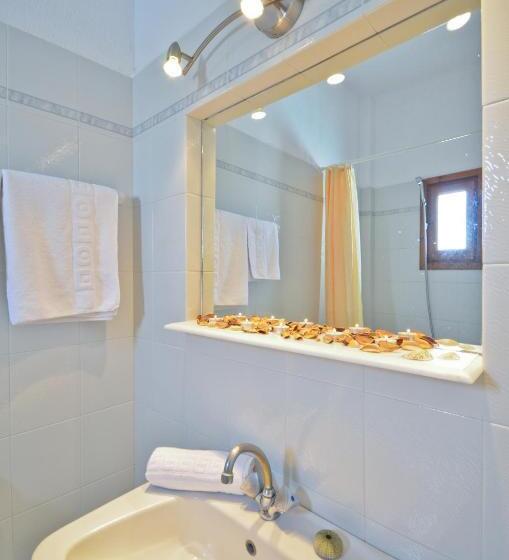 غرفة قياسية مطلّة علي حمام السباحة, Birikos Studios & Apartments