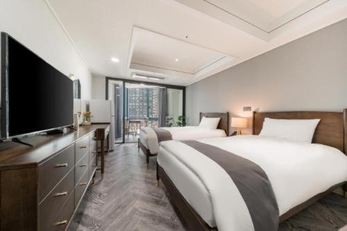 اتاق سوپریور با چشمانداز دریا, Haeundae Central