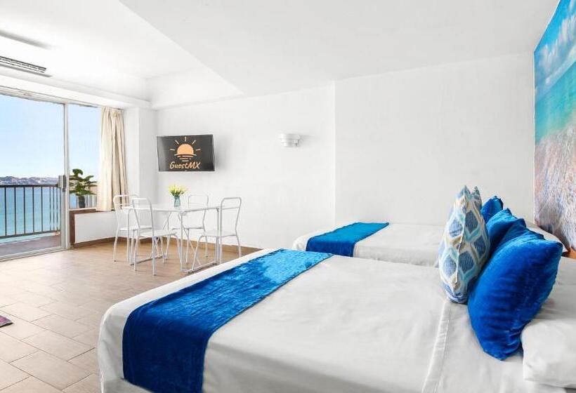 스탠다드 스튜디오 바다 전망, Suites Torres Gemelas Vip