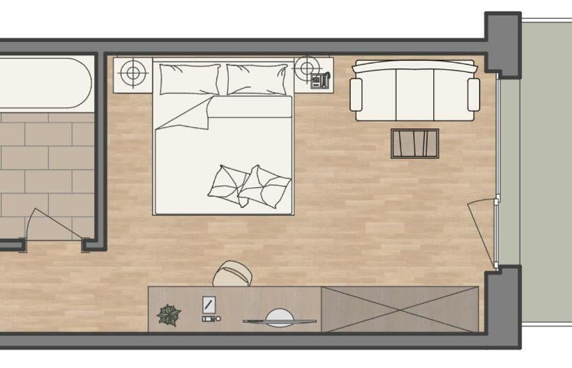 스탠다드 룸, Waldpark Hotel Garni