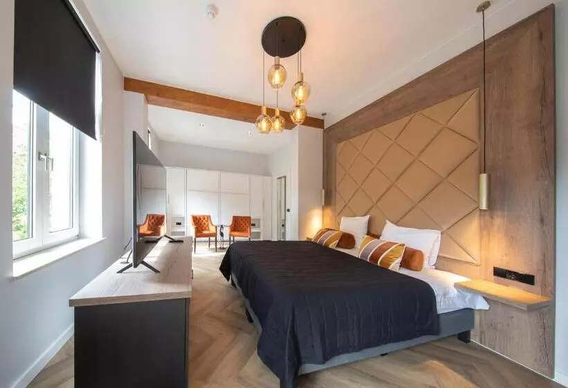 バスタブ付きスーペリアールーム, Boutique Hotel Scheepers