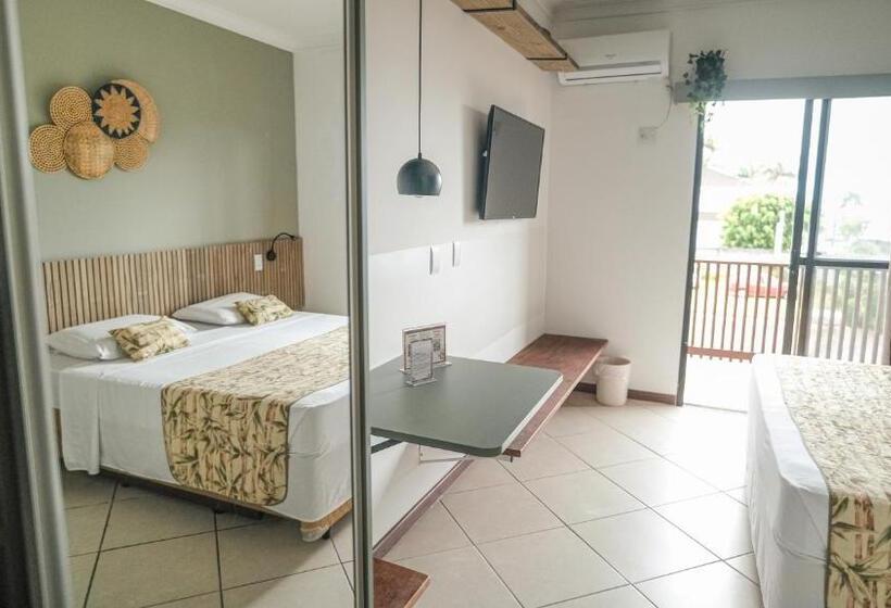 חדר סטנדרט עם מרפסת, Ilhas Do Caribe Na Melhor Região Da Praia Da Enseada