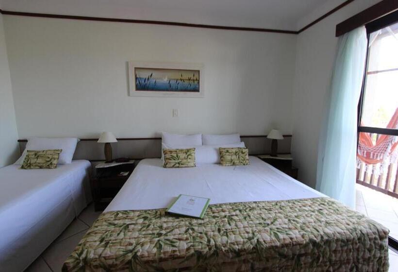 חדר סטנדרט לשלושה עם מרפסת, Ilhas Do Caribe Na Melhor Região Da Praia Da Enseada