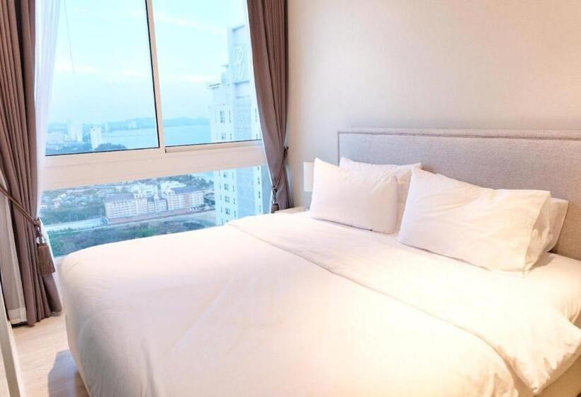 디럭스 스위트 바다 전망, Veranda Residence Pattaya By Sea