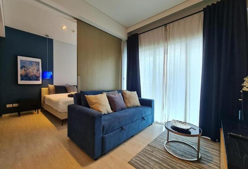 바다 전망 디럭스 3인룸, Veranda Residence Pattaya By Sea