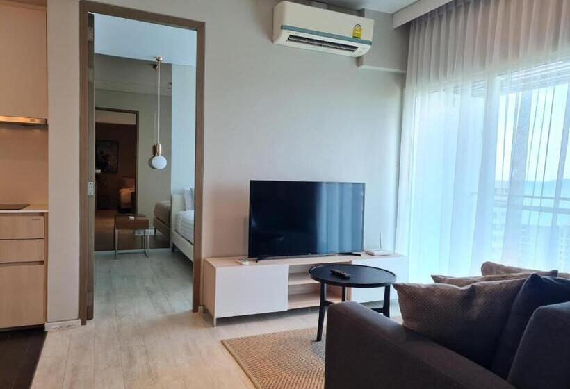 패밀리 룸 측면 바다 전망, Veranda Residence Pattaya By Sea