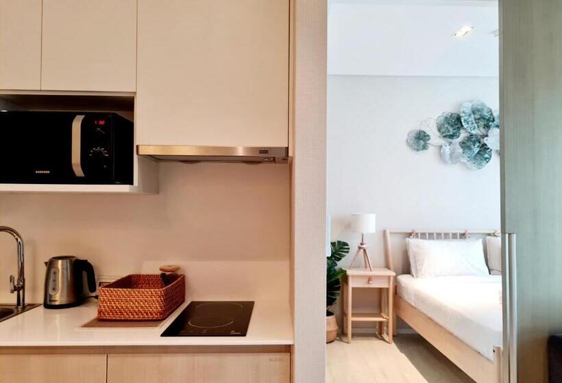 带1个卧室的带海景的公寓, Veranda Residence Pattaya By Sea