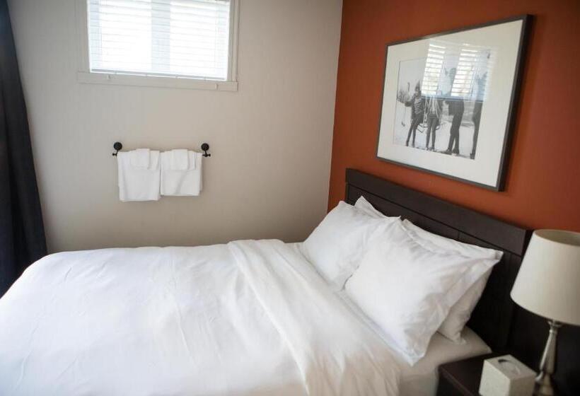 带1个卧室的豪华公寓, Le Montagnard – Auberge/hôtel & Chalets