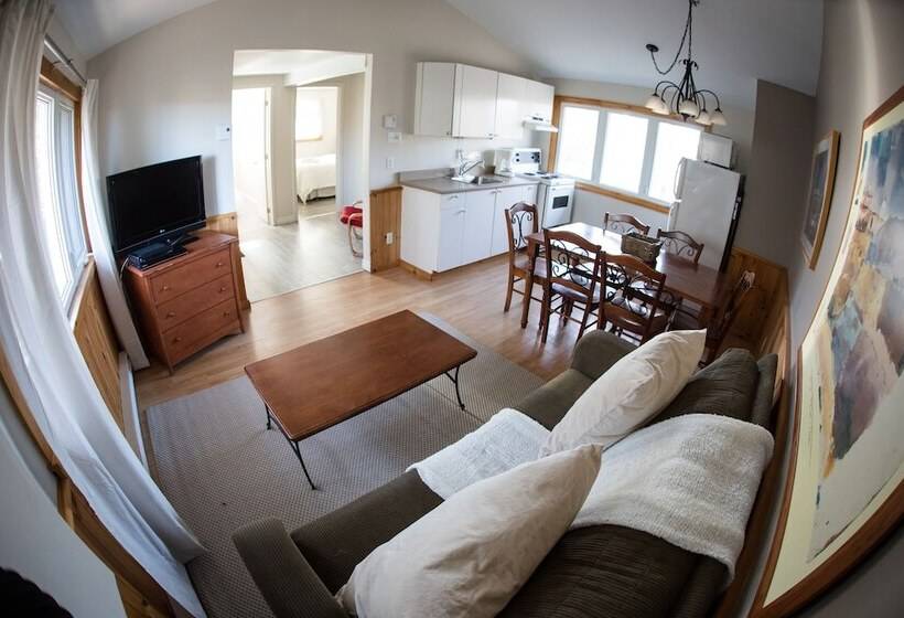 带1个卧室的公寓, Le Montagnard – Auberge/hôtel & Chalets